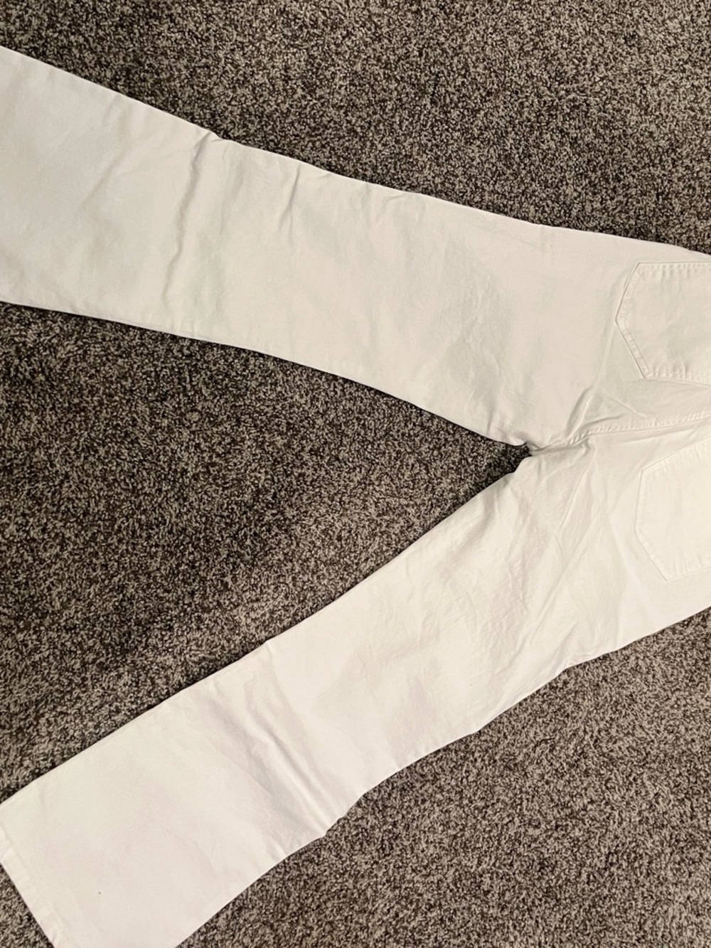 Ann Taylor White Flare Jeans